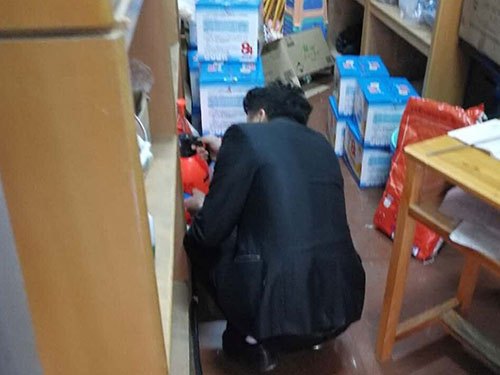 青竹湖湘外国语学校仓库被家白蚁危害