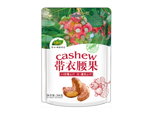 208克带衣腰果