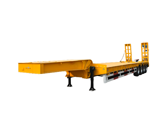 3 Axle Low Bed Lowboy Detachable Gooseneck Semi Trailer