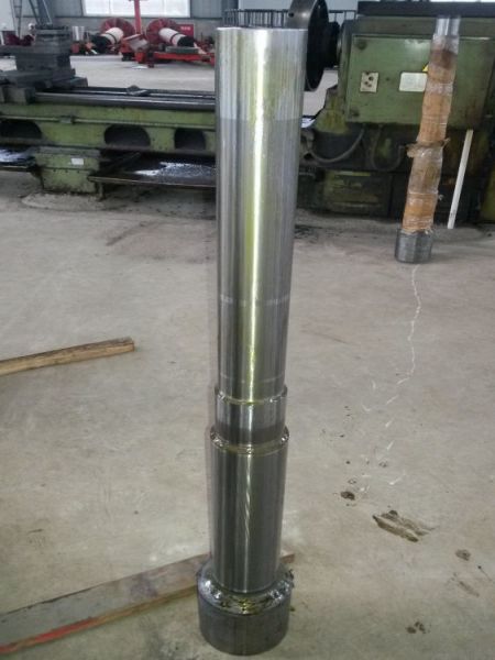 Large drive shaft after finishing