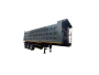 Square Tipper 3axles Trailers 20cubic Meter 24cubic Meter Dump Semi Trailer Cap