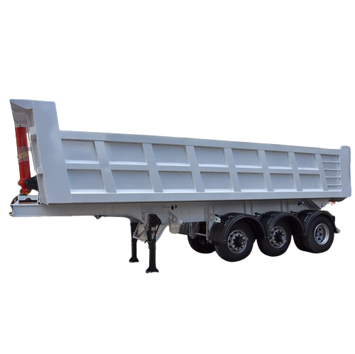 Tipp2 Axles 3axles Trailers 20cubic Meter 24cubic Meter Dump Semi Trailer Cap