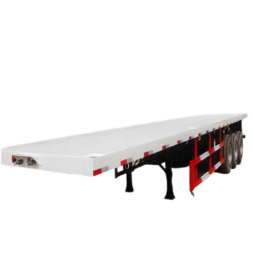 Tri-Axles 20FT Flatbed Trailer Shipping Container Flat Bed Semi Traile