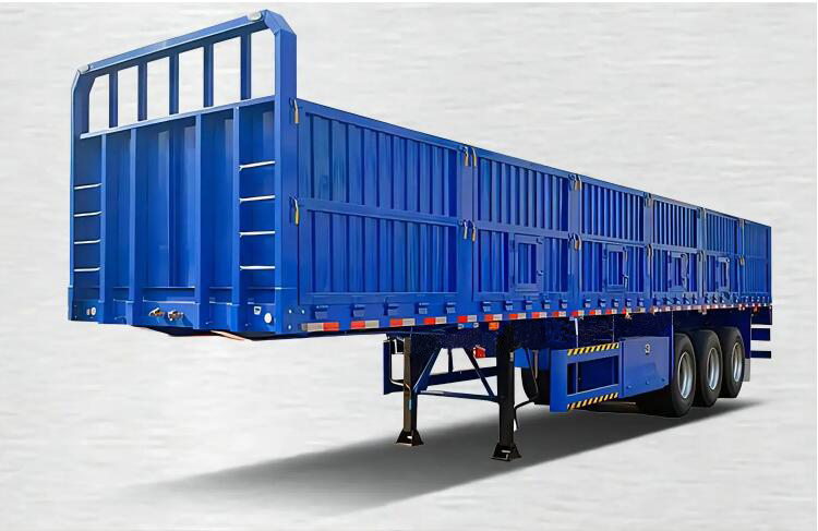 Cargo Trailer 3 Axle 40t Side Wall Dropside Semi Trailer Cargo Bulk Cargo Cheap