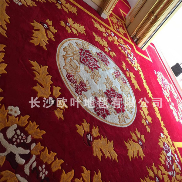 别墅-羊毛手工地毯定制