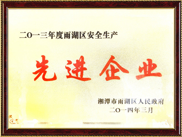 2013年度先进企业