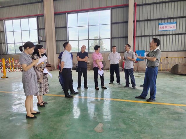 株洲市领导来公司视察指导工作