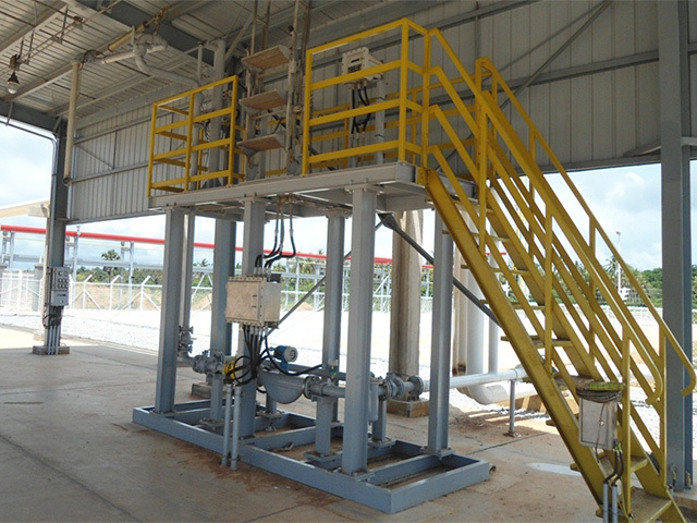 Loading skid