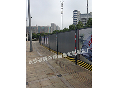 市政B1新型围挡（灰色）正面
