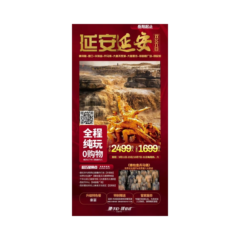 岳阳直飞延安西安飞机六日