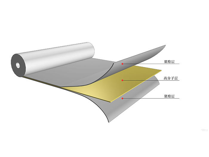 HDPE高分子自粘（反應粘結型）膠膜防水卷材