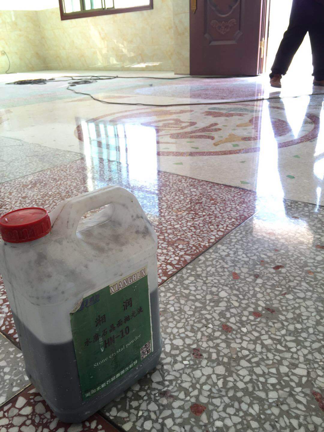 水磨石晶面抛光,水磨石镜面抛光,水磨石晶面处理