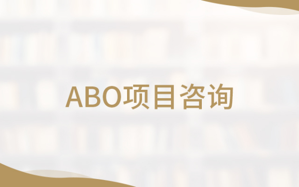 ABO项目咨询