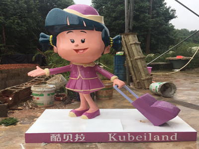 酷贝拉卡通雕塑