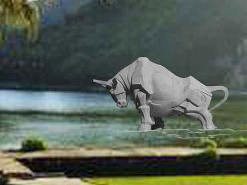 牛石雕