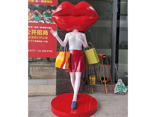 商业街性格女郎
