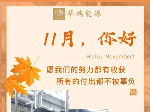 收獲的11月，你好！