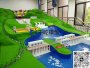三峡大坝水利枢纽模型