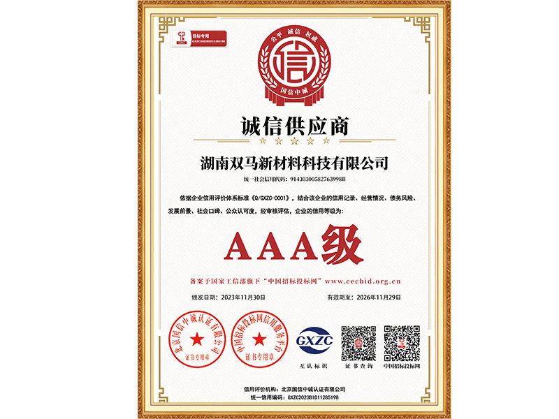 Safety sign certificate