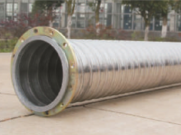 Stainless steel spiral welded corrugated steel pipe