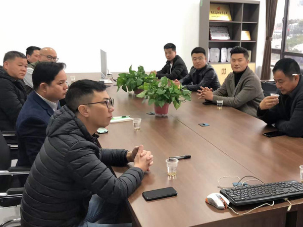雄塑集团领导莅临我公司参观指导工作