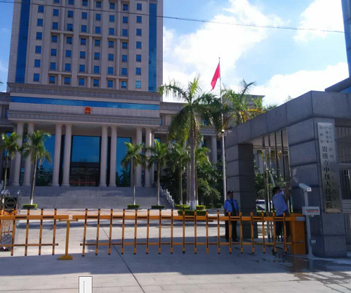 贵港市中级人民法院车牌识别停车场系统