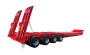 Multi Axle 18 Meters Truck Low Bed 80-120ton Special Low Boy Lowbed Semi Trailer