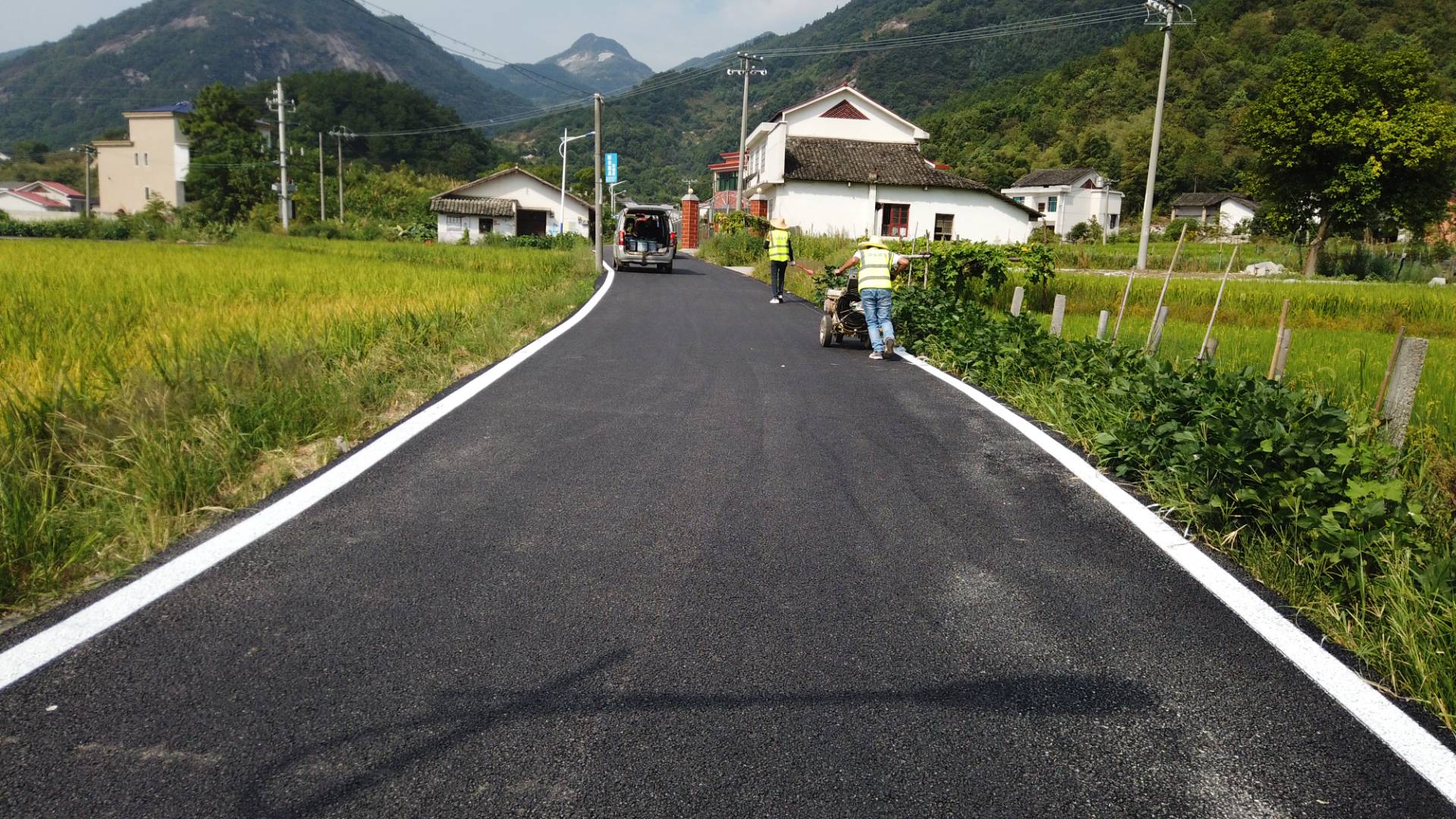 湘阴冷喷标线工程