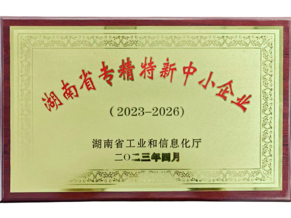 湖南省专精特新中小企业