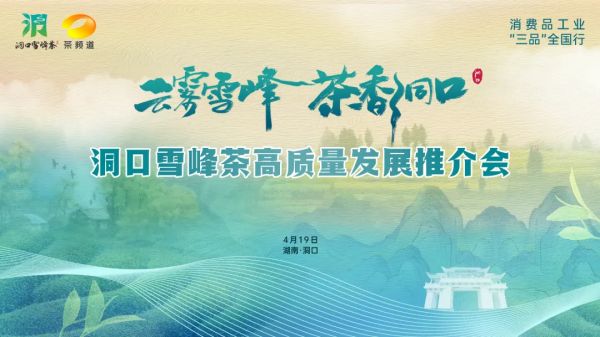 茶讯  “洞口雪峰茶”高质量发展推介会成功举行 (1)