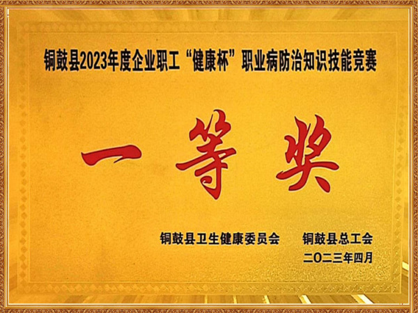 职业病防治知识技能竞赛一等奖