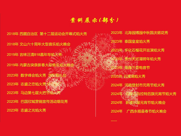 燃放业绩