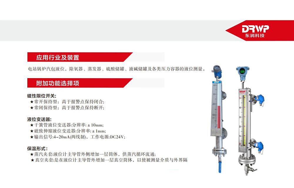 DR80C磁性浮子液位計(jì) (3)