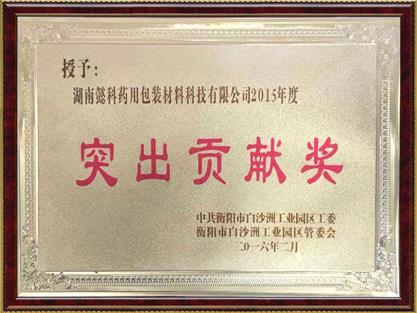 突出贡献奖