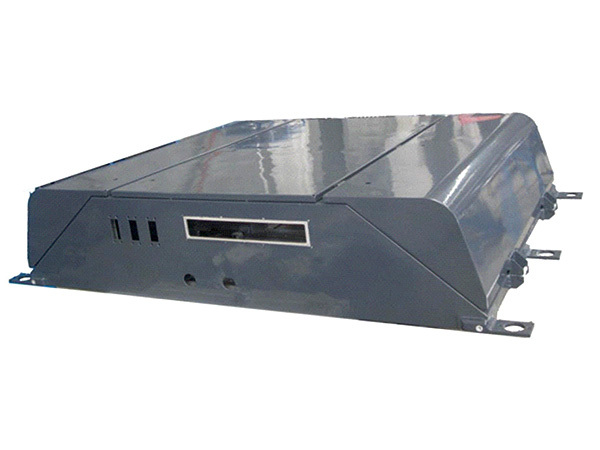 Aluminum alloy welded and riveted cabinet of urban rail transit traction inverte