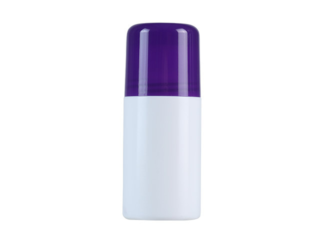 滚珠瓶60ML-白色--紫盖
