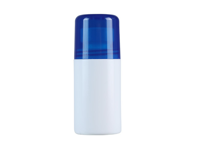 滚珠瓶60ML-白色--蓝盖