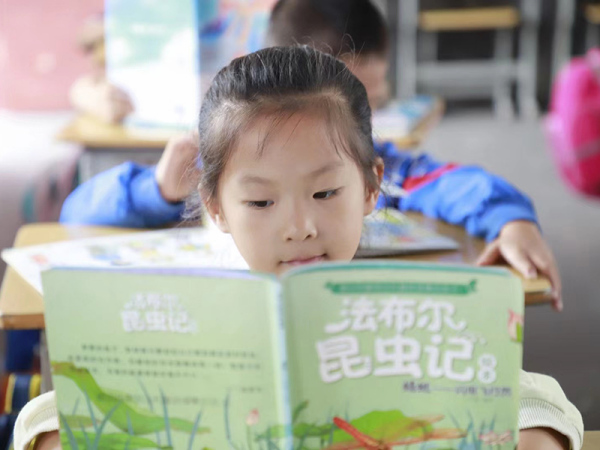 南县华阁完小学生阅读