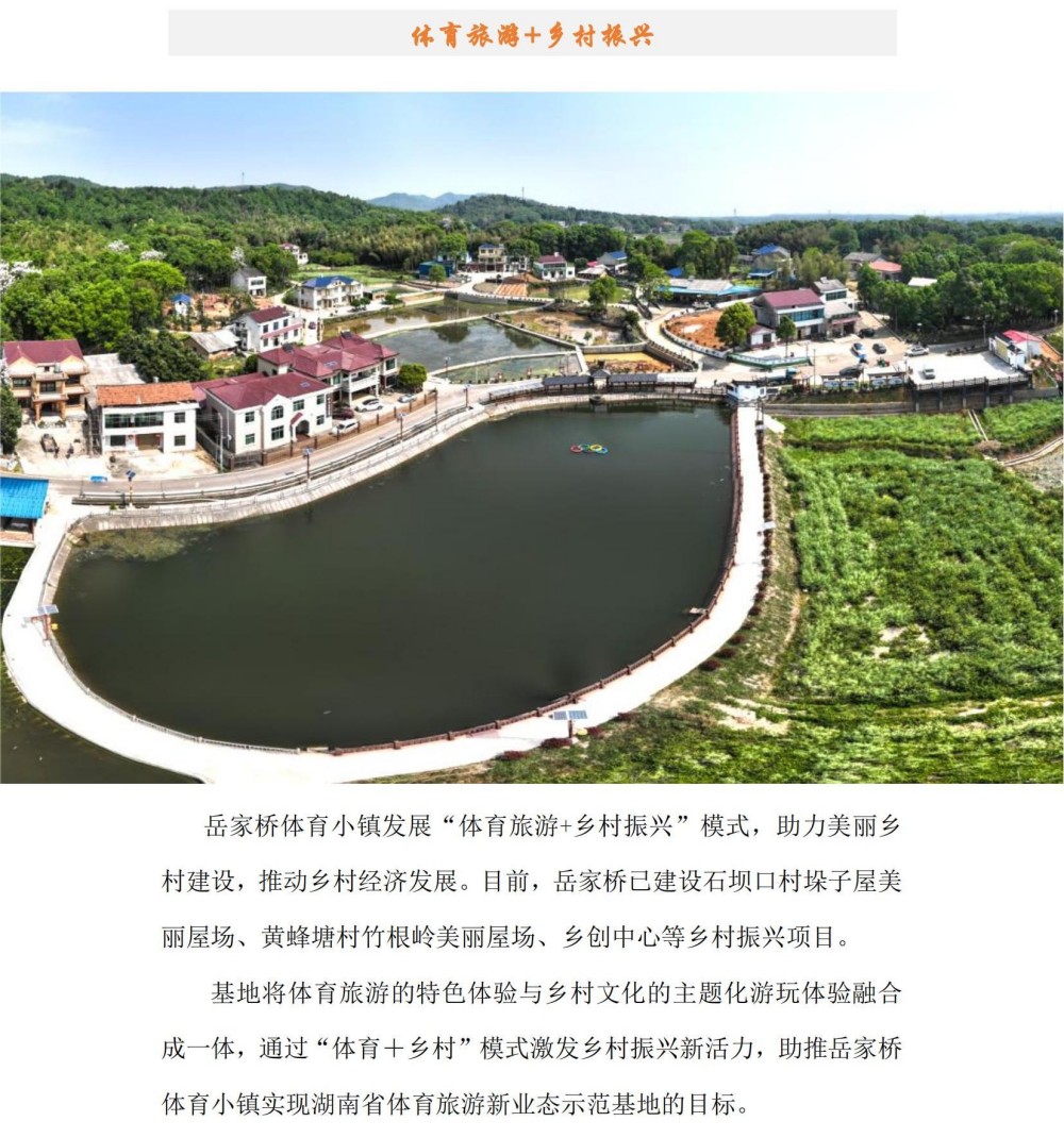 岳家橋體育小鎮(zhèn)湖南文旅新業(yè)態(tài)示范基地申報(bào)報(bào)告書(shū)2024100