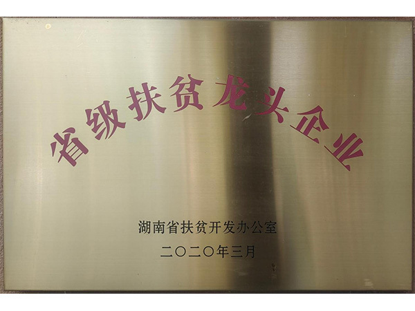 2020年湖南省級(jí)扶貧龍頭企業(yè)