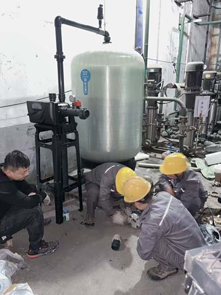 为湖南口味王集团安装全新软化水设备