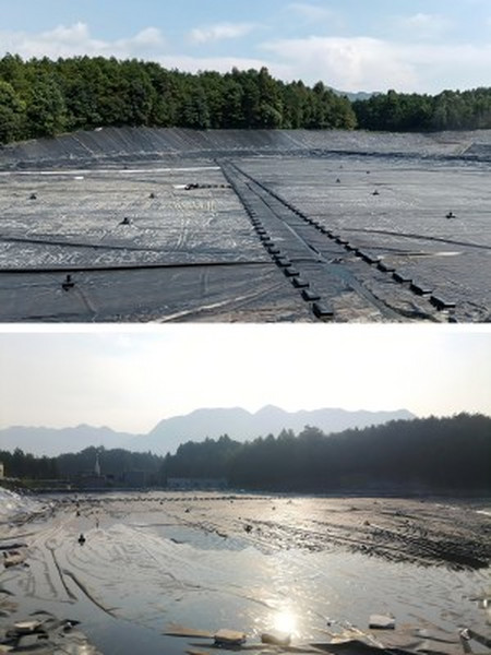 長(zhǎng)沙建益承建大型垃圾填埋場(chǎng)雨污分流土工膜覆蓋及施工項(xiàng)目交付