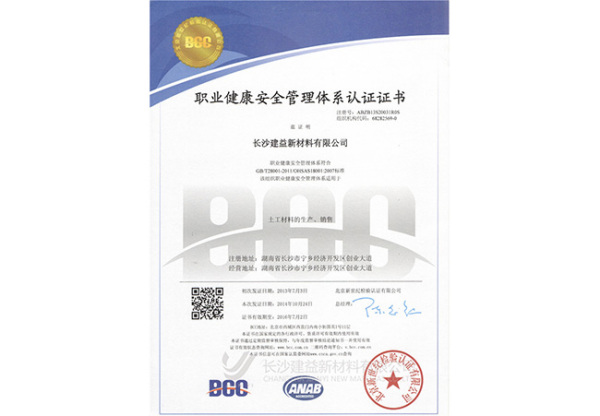 ISO28000 職業(yè)健康安全管理體系認證