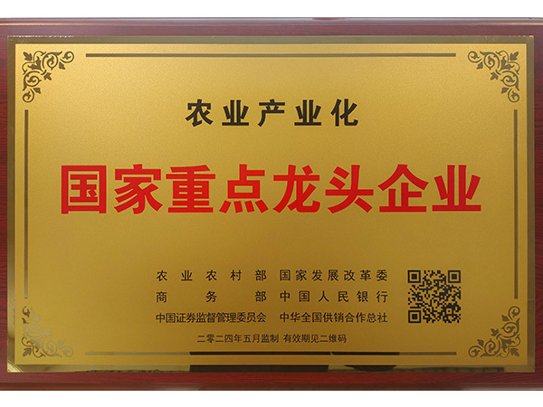 2024年農(nóng)業(yè)產(chǎn)業(yè)化國家重點龍頭企業(yè)