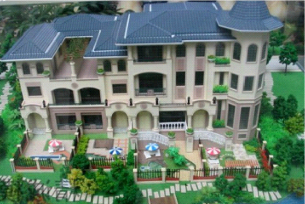 全写实别墅单体