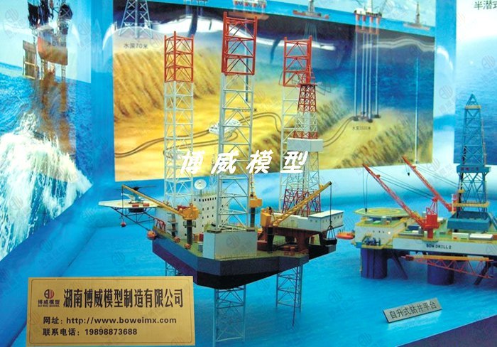 自升式钻井平台模型