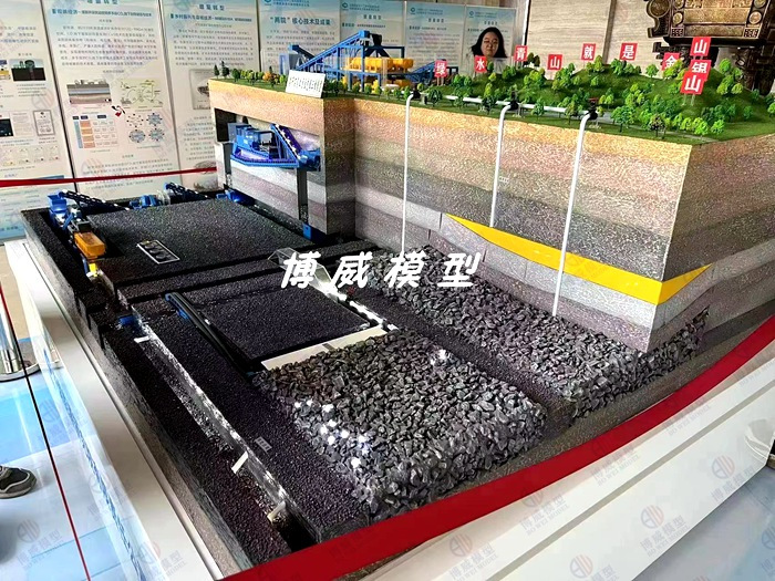 煤矿开采模型