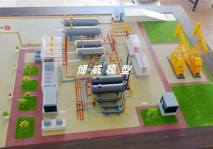 采油沙盘模型