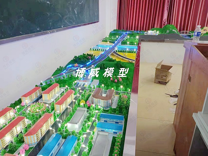 公路桥梁施工模型