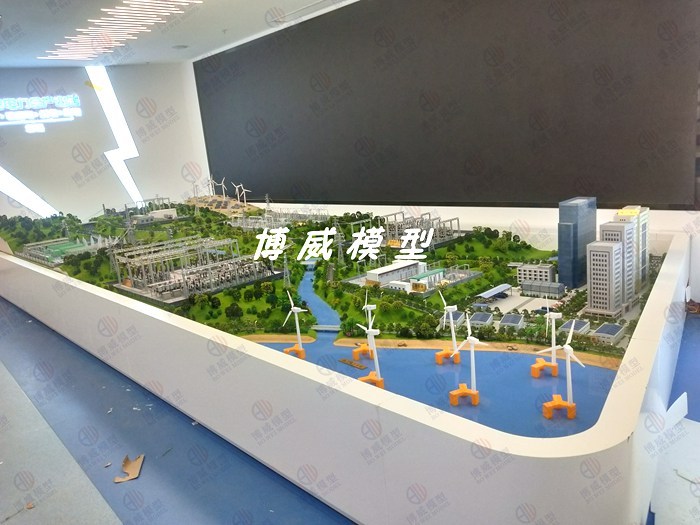 综合电力整体沙盘模型